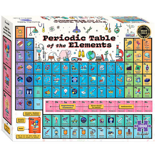 Periodic Table (1000 pc puzzle)