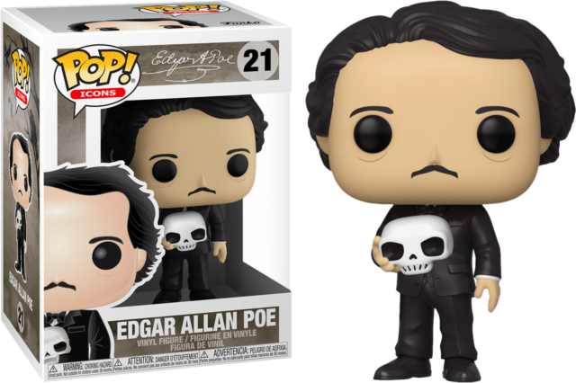 Icons: Edgar Allan Poe with Skull Pop! Vinyl Figure (21)