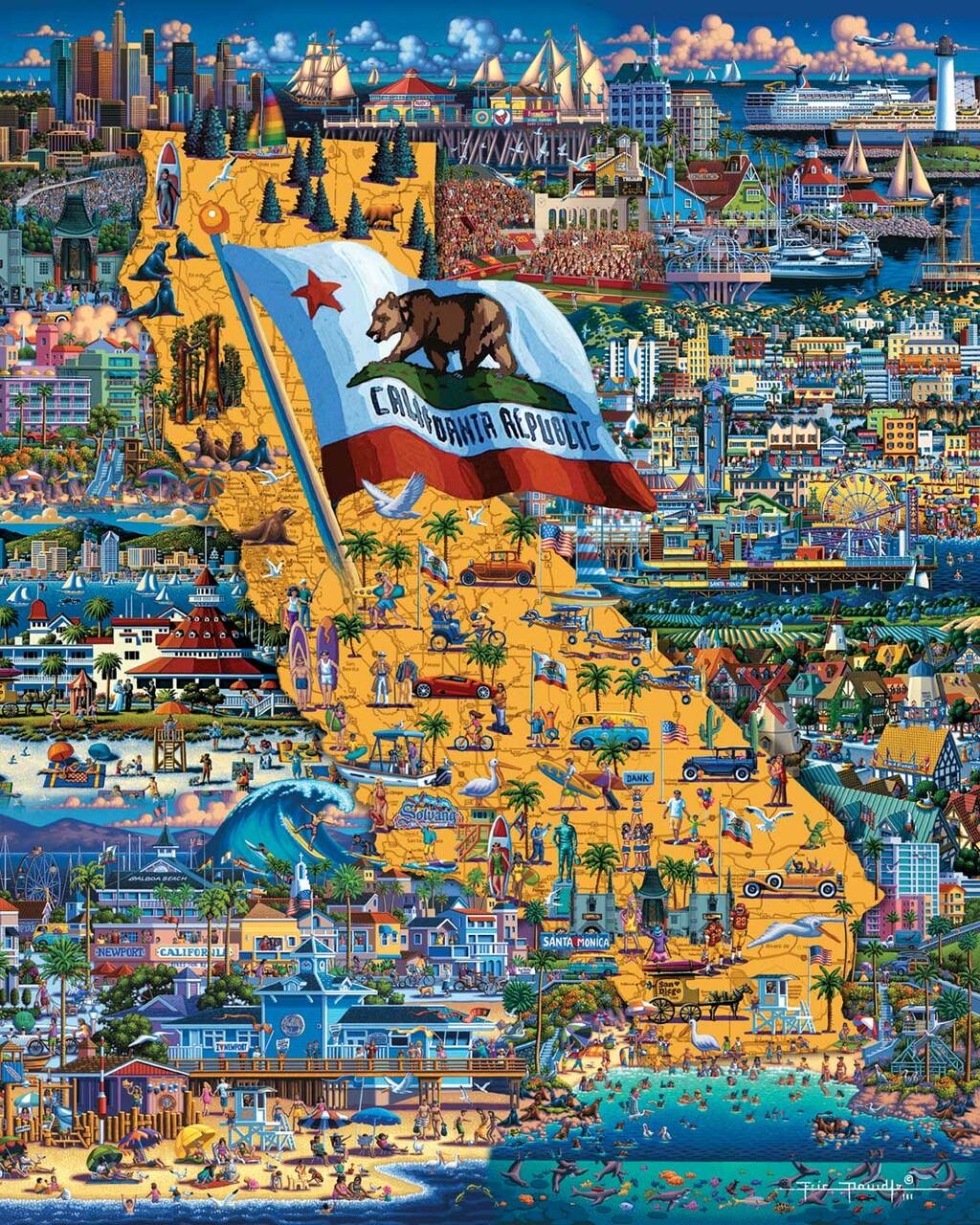 Best of Southern California (500 pc puzzle)