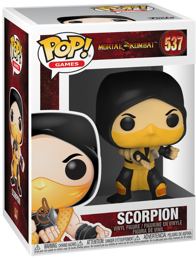 Mortal Kombat: Scorpion Pop! Vinyl Figure (537)