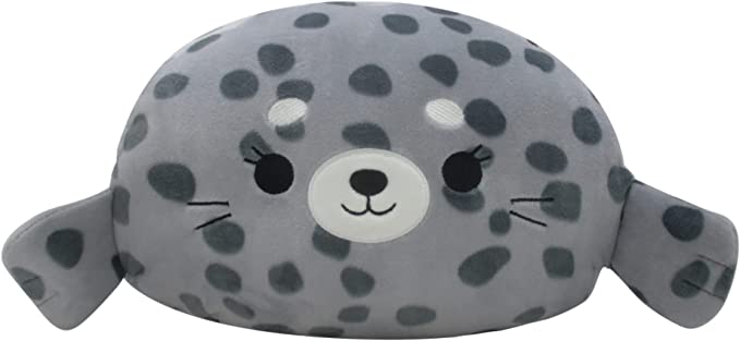 Squishmallows Stackables 12-Inch Grey Spotted Seal Plush
