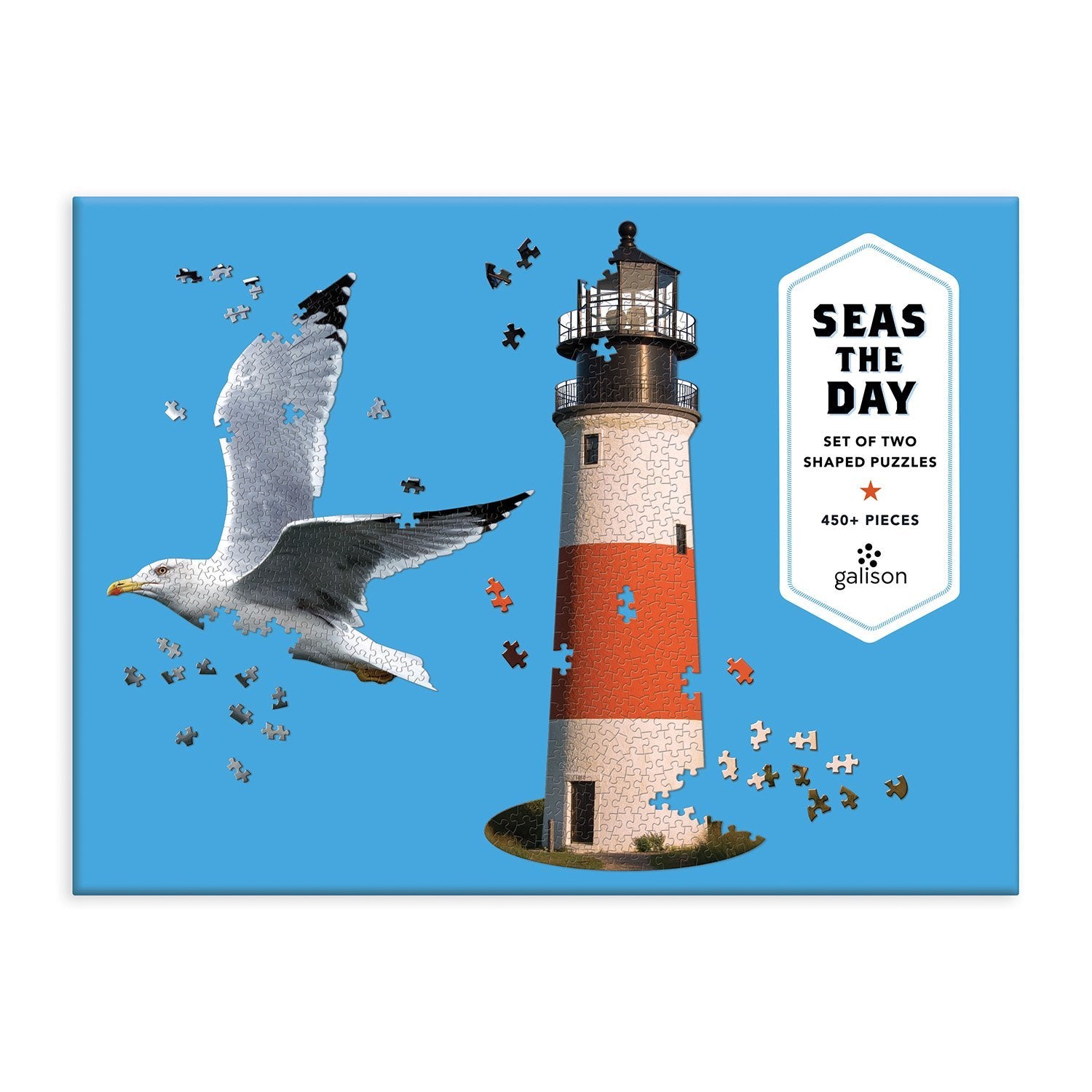 Seas the Day 2-in-1 Puzzle Set (450 pc puzzle)