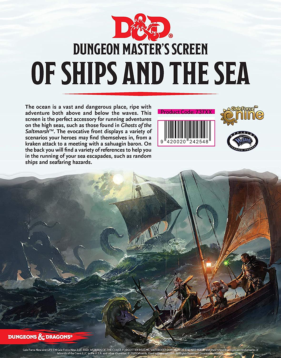 D&D RPG: Dungeon Masters Screen: Of Ships and the Sea