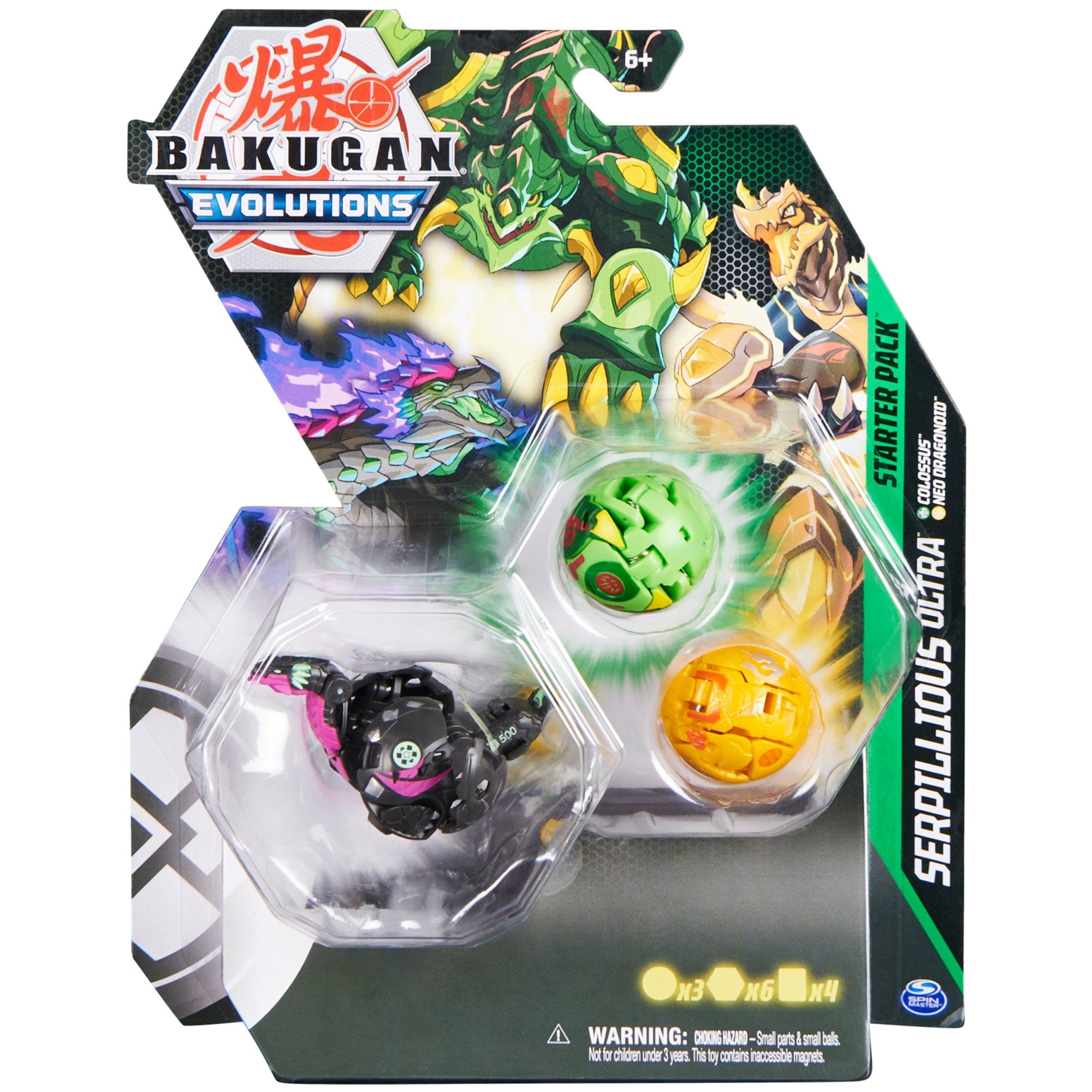 Bakugan Evolutions Starter Pack 3-Pack Assortment