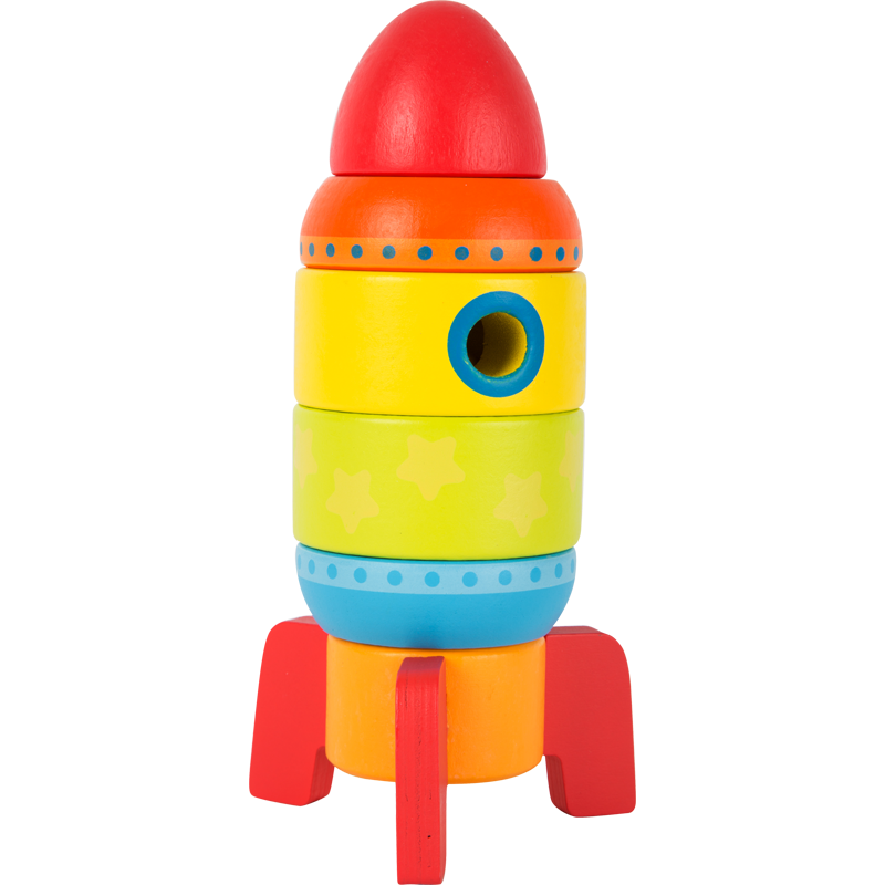 Colorful Stacking Rocket