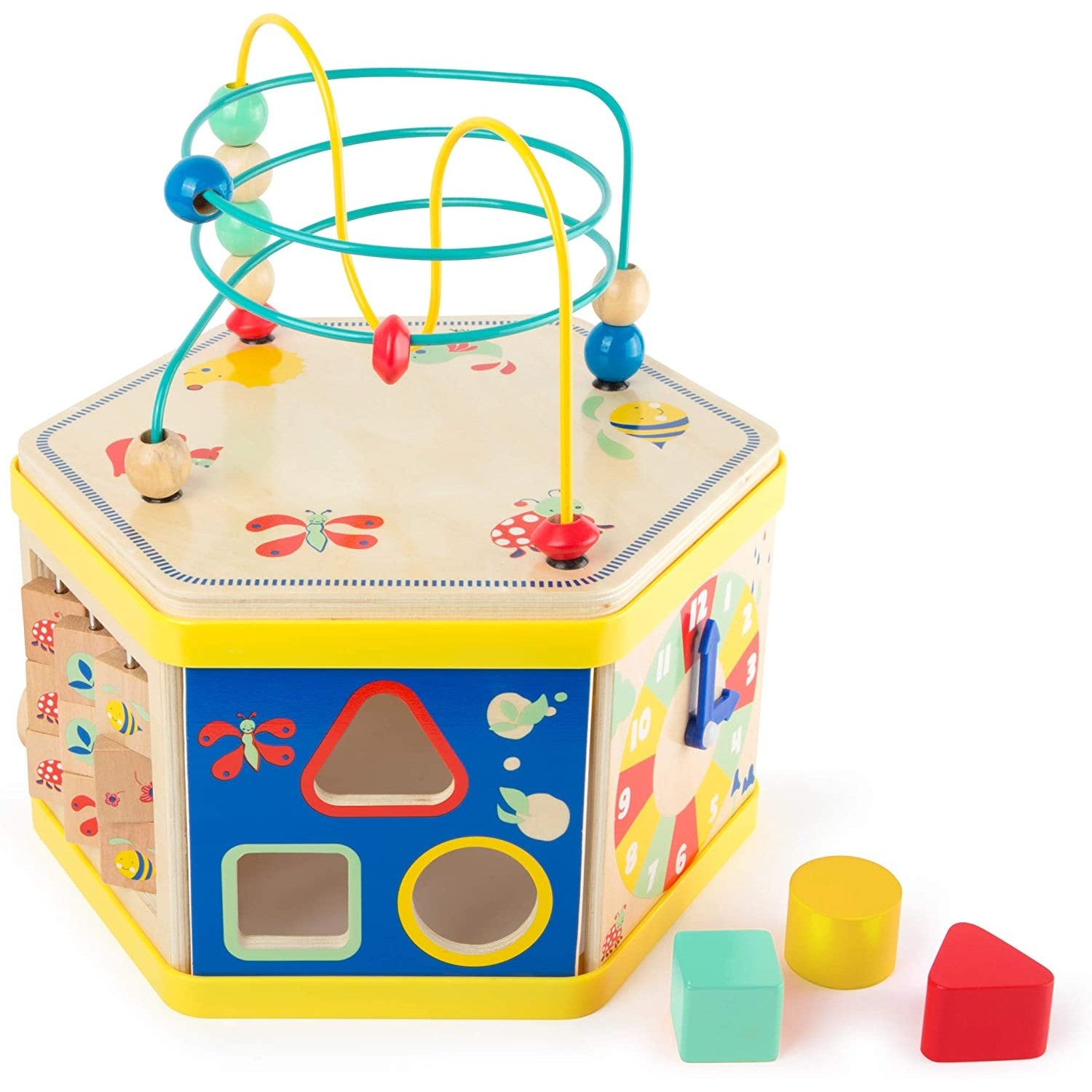 Activity Center with Shape Sorter Sweet Little Bug Theme