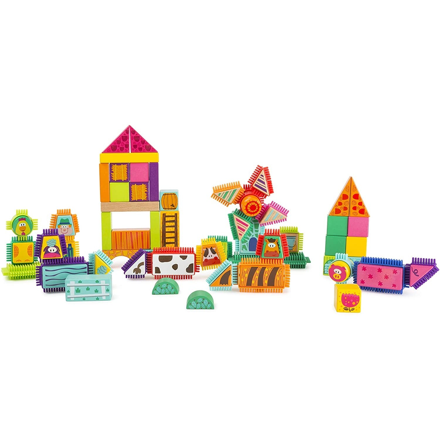 Building Blocks Farm Theme (80 Pieces)