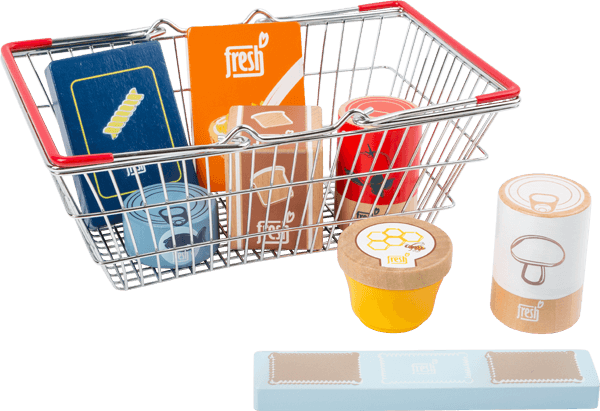 Groceries with Shopping Basket