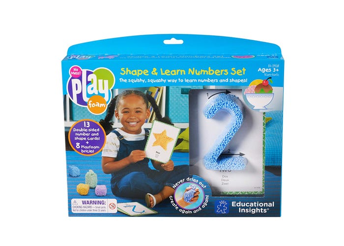 Playfoam: Shape & Learn Numbers Set