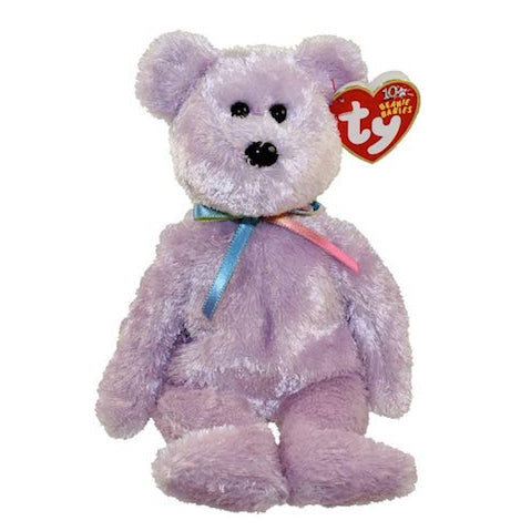 Beanie Baby: Sherbet the Bear (Lilac)