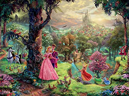 Thomas Kinkade: Sleeping Beauty (1500 pc puzzle)
