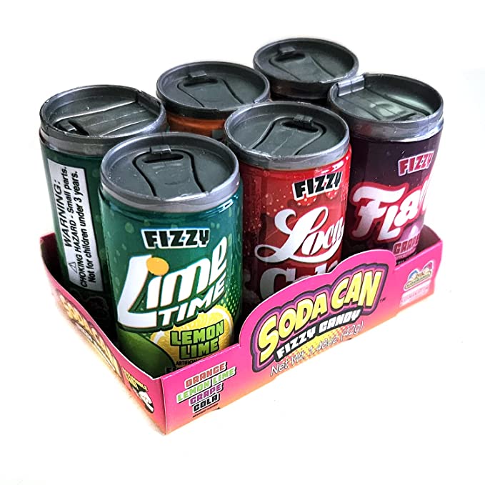 Kidsmania Soda Can Fizzy Candy