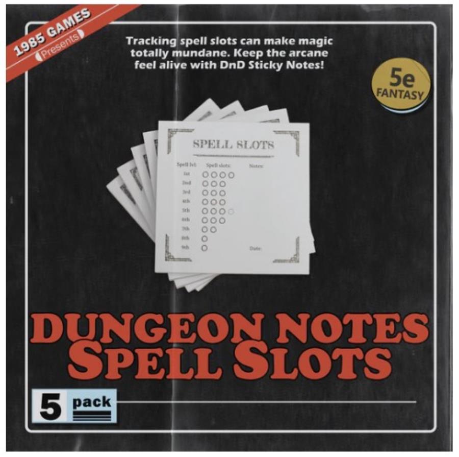 Dungeon Sticky Notes - 5 Pack