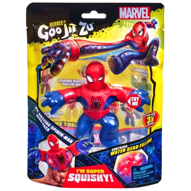Heroes Of Goo Jit Zu Marvel Hero, The Amazing Spider-Man - Squishy