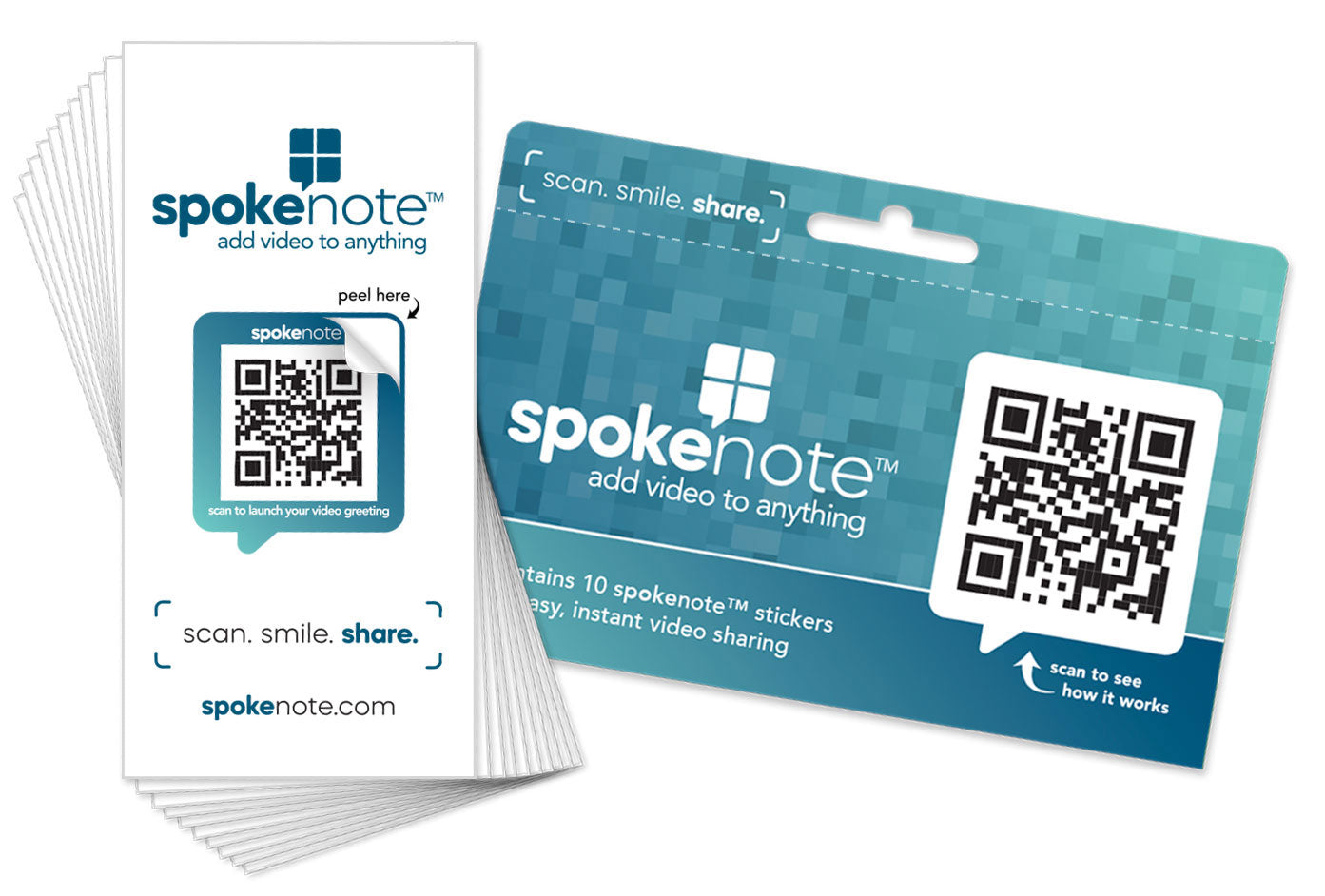 spokenote stickers - 10 pack