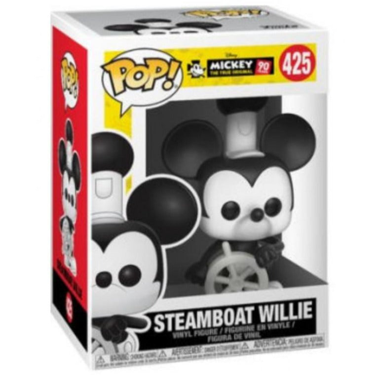 Mickey 90 Years: Steamboat Willie Pop! Vinyl Figure (425)