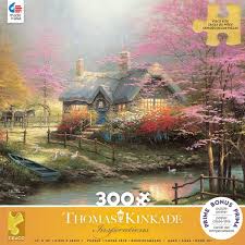 Thomas Kinkade - Stepping Stone Cottage (300 pc puzzle)
