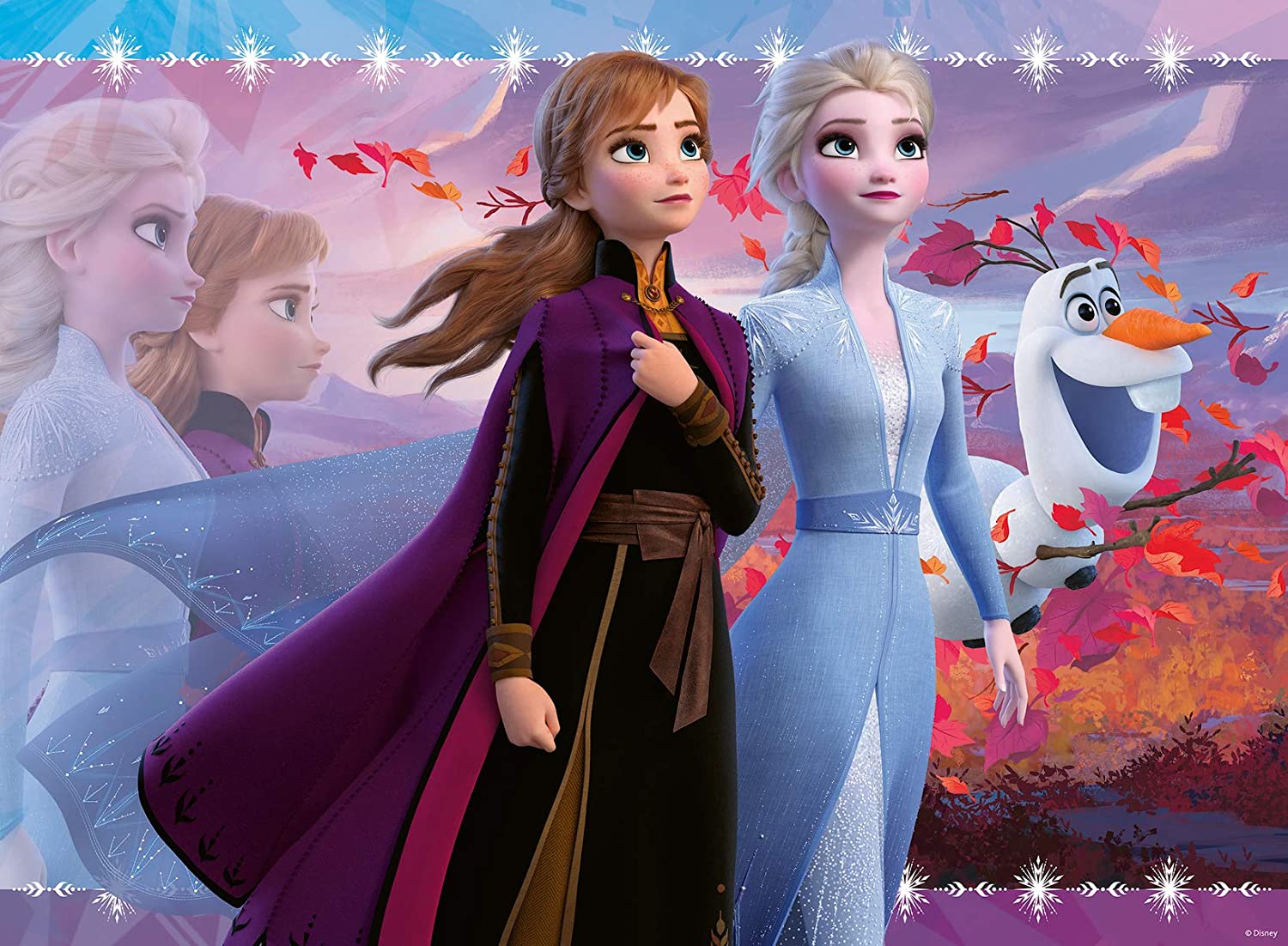 Frozen 2: Strong Sisters (100 pc Glitter puzzle)