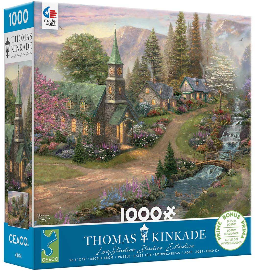 Thomas Kinkade - Sunday Morning Chapel (1000 pc puzzle)