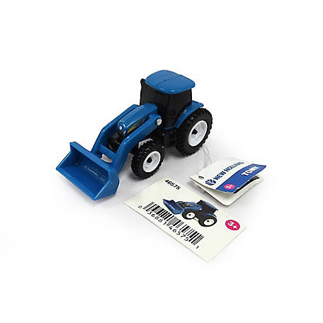 ERTL 3 in. New Holland Tractor Toy with Loader
