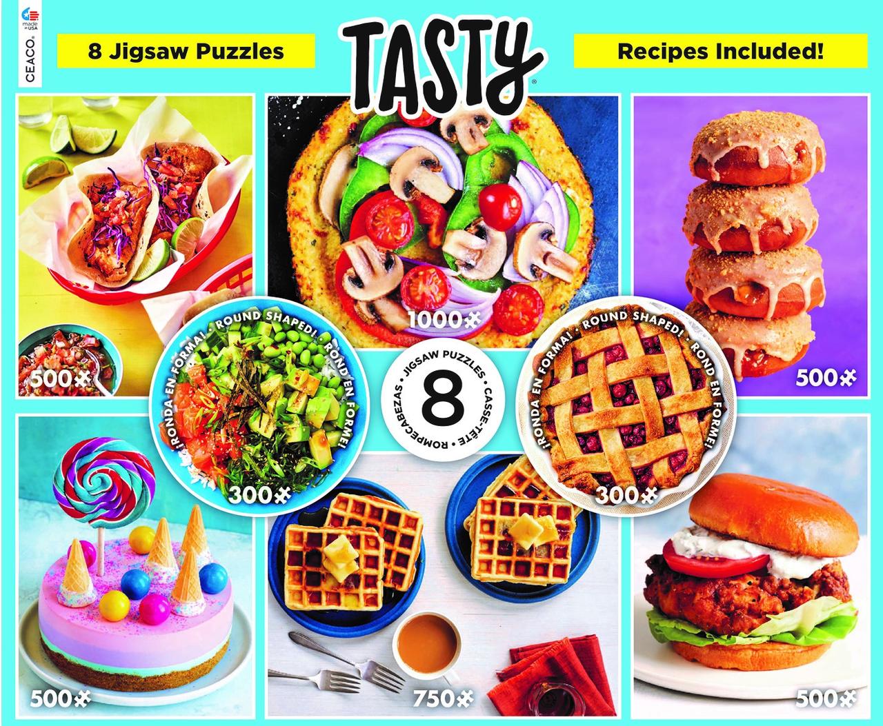 Tasty 8-in-1 Multi Pack Puzzles