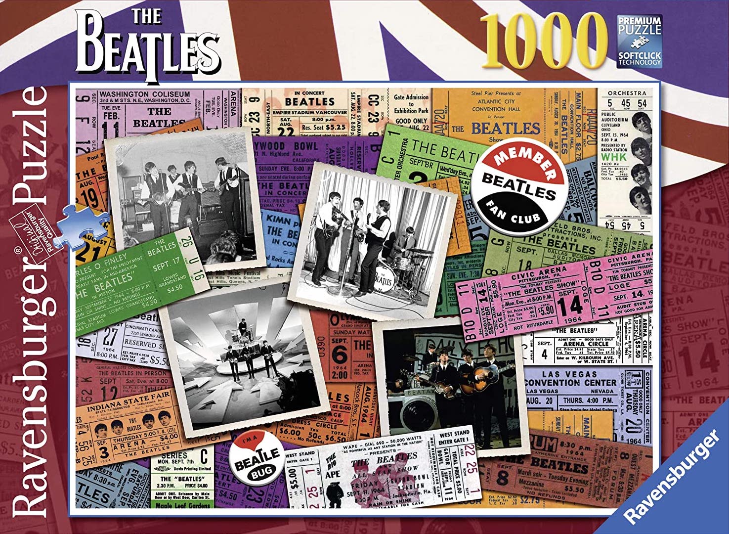 Beatles: Tickets (1000 pc puzzle)