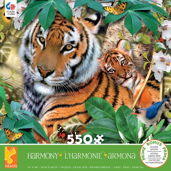 Harmony: Tigers (550 pc puzzle)