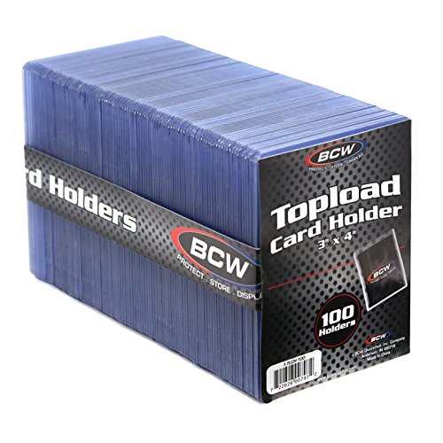 3" x 4" Topload Card Holder - Standard (100 Pack)