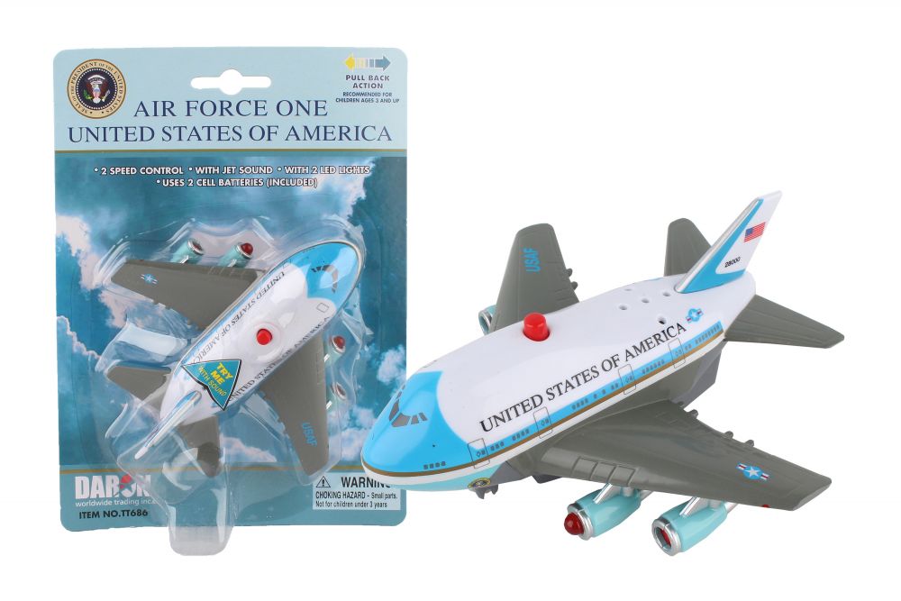 Air Force One Pullback Plane with Lights and Sound