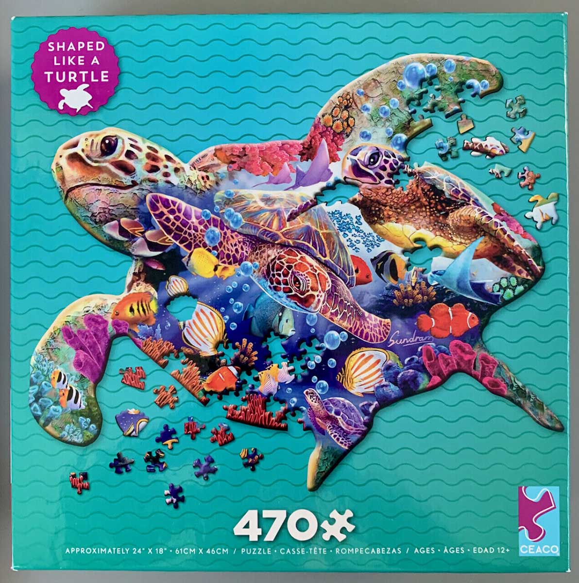Turtle Shape (470 pc puzzle)