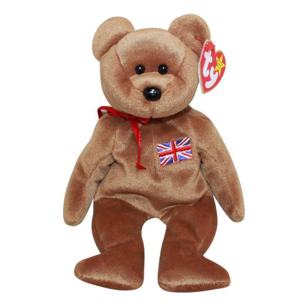 Beanie Baby: Britannia the Bear (Indo/embroidered flag)
