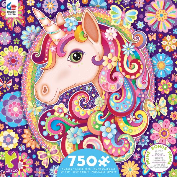 Groovy Animals: Unicorn (750 pc puzzle)