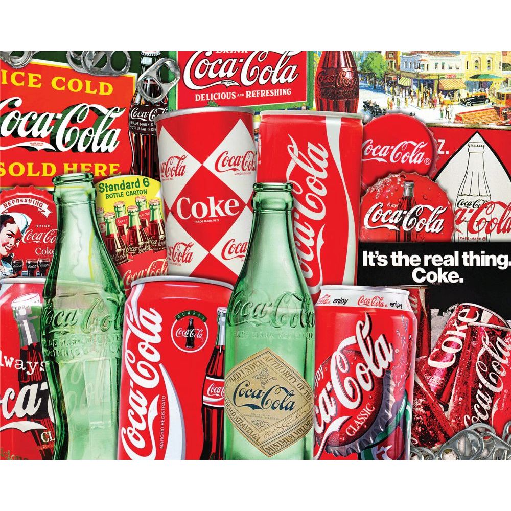 Coca Cola - Then and Now (1000 pc puzzle)
