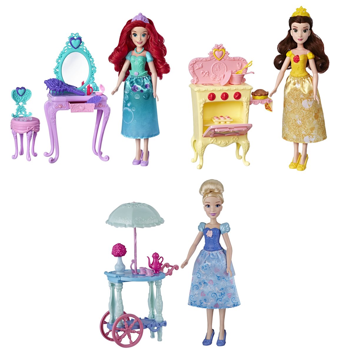 Disney Princess Doll with Mini Environment