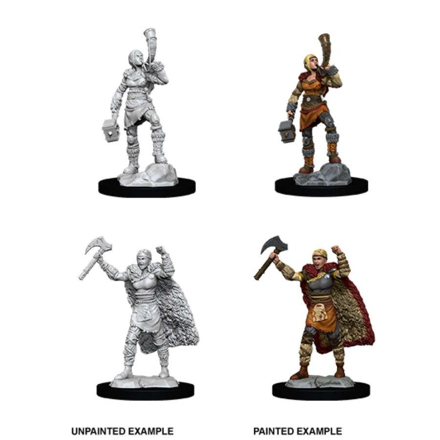 D&D Nolzur's Marvelous Unpainted Miniatures: W12 Female Human Barbarian