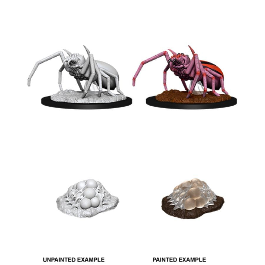 D&D Nolzur's Marvelous Unpainted Miniatures: W12 Giant Spider & Egg Clutch
