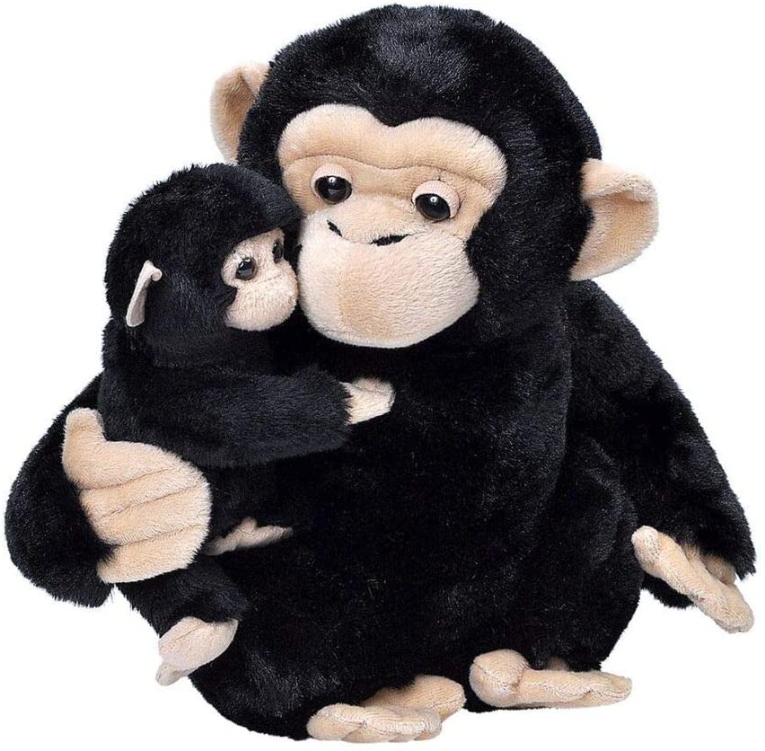 Chimpanzee - Mom & Baby Stuffed Animal - 11"
