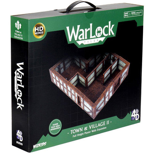 WarLock Tiles: Town & Village II Expansion - Full Height Plaster Walls