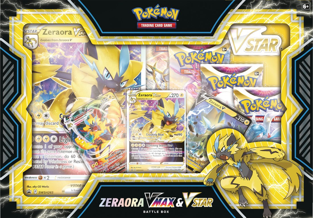 Pokemon Deoxys/Zeraora Vmax And Vstar Battle Box